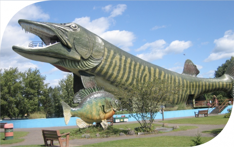 Freshwater Fishing Hall of Fame and Museum in Hayward Wisconsin